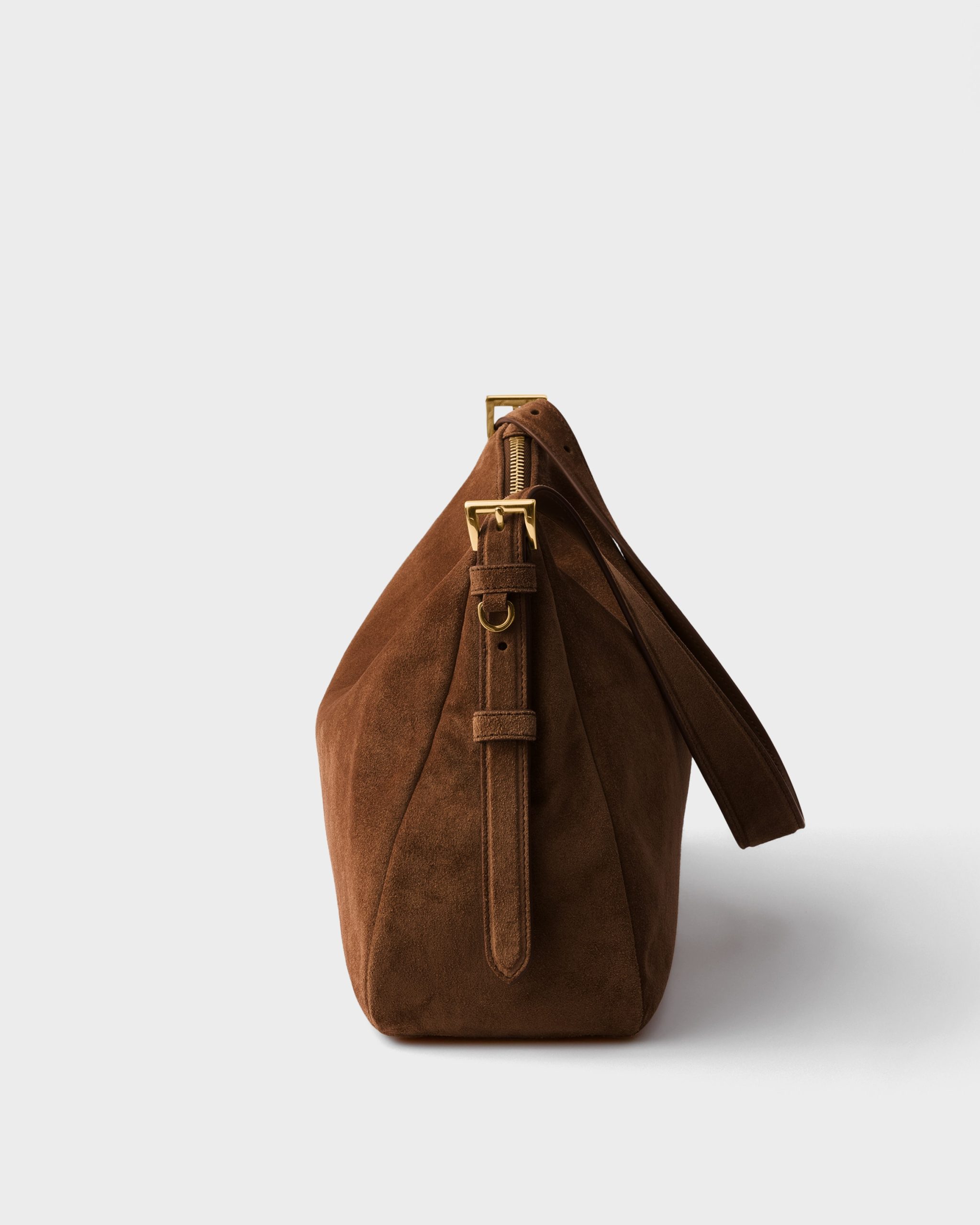 Prada Aimèe large suede shoulder bag - Image 4